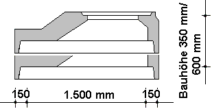 Schachthals DN 1500 mm Schachthals DIN V 4034-1 DN 1500 mm