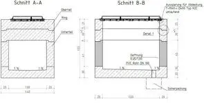 Zeichnung Standardschacht