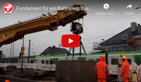 Video Setzen eines Fundament