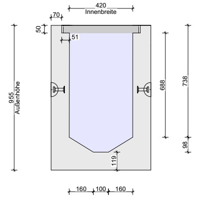 Schwerlastrinne aus Beton